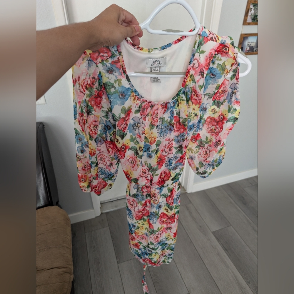 Sweet Storm Floral Multicolor Dress